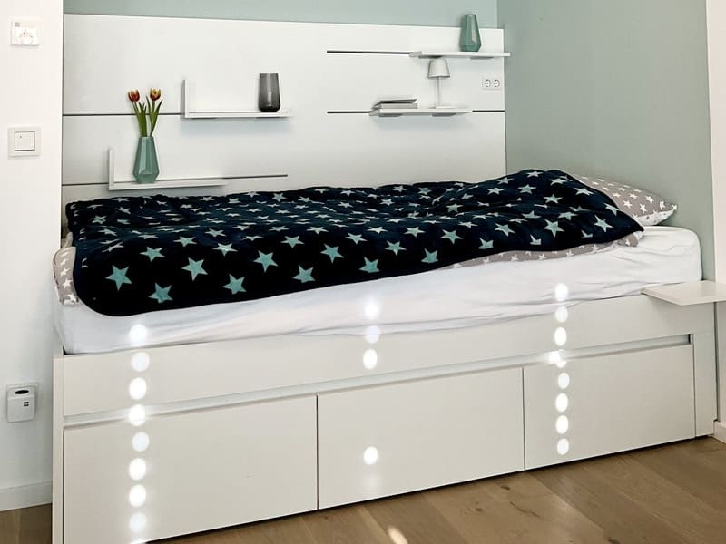 Bett in Nische Kinderzimmer nachher Bett in Nische Kinderzimmer nachher