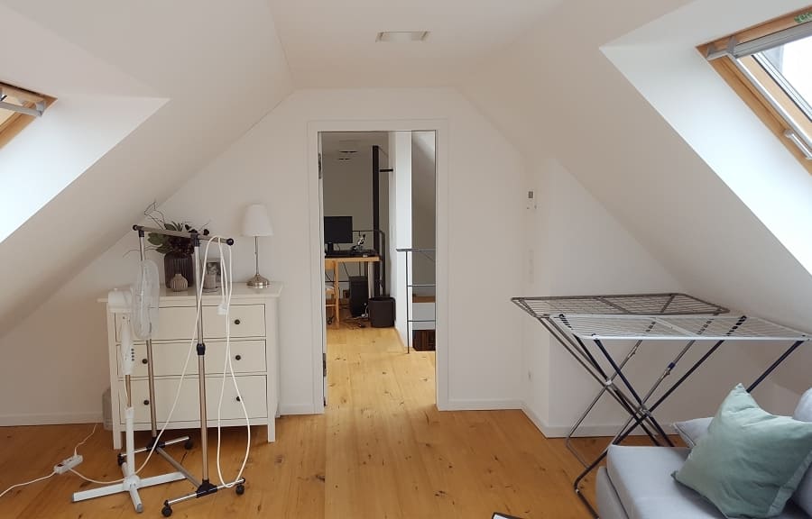 Dachschräge Köln vorher