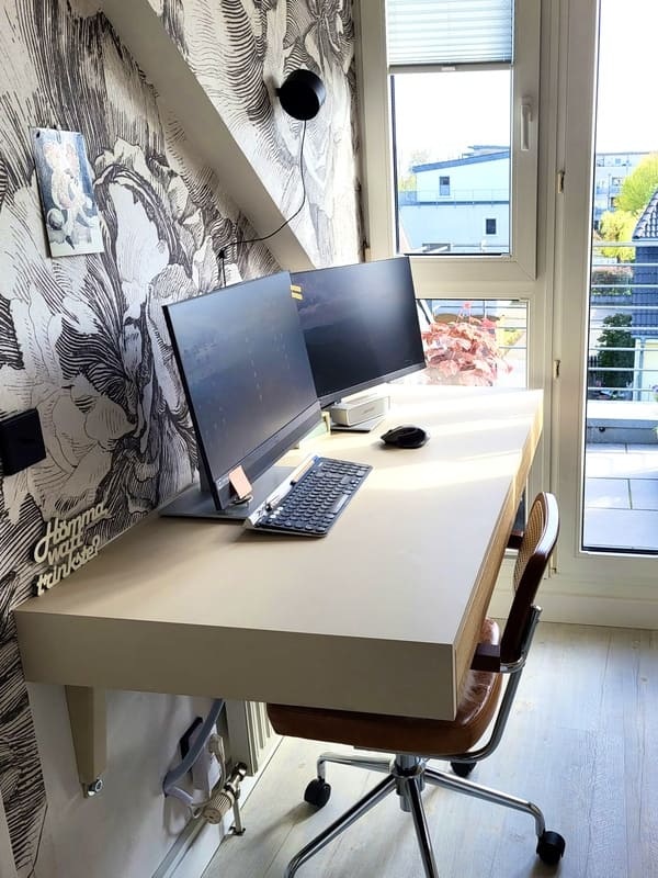 Home office in Küche