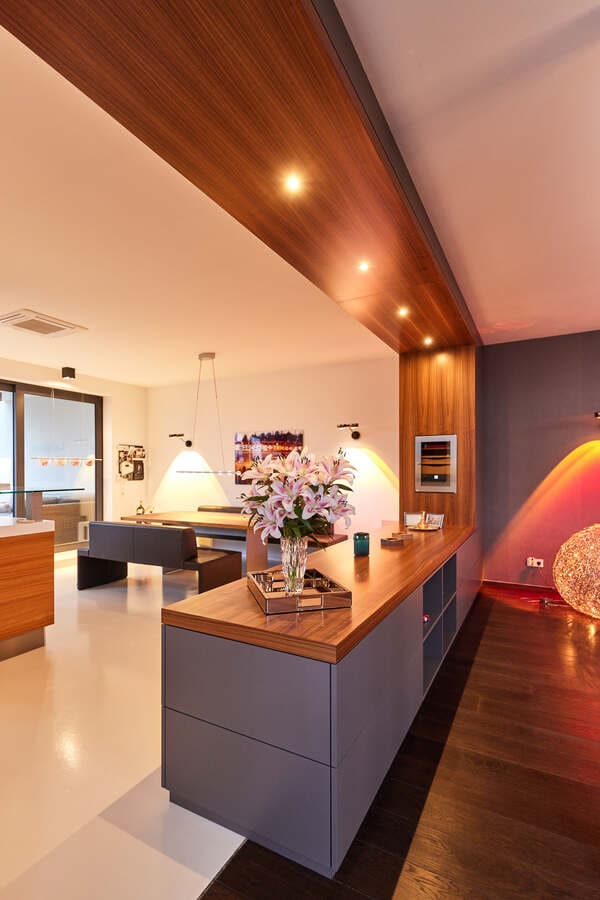 Küche und Wohnzimmer sichtbar Küche und Wohnzimmer sichtbar