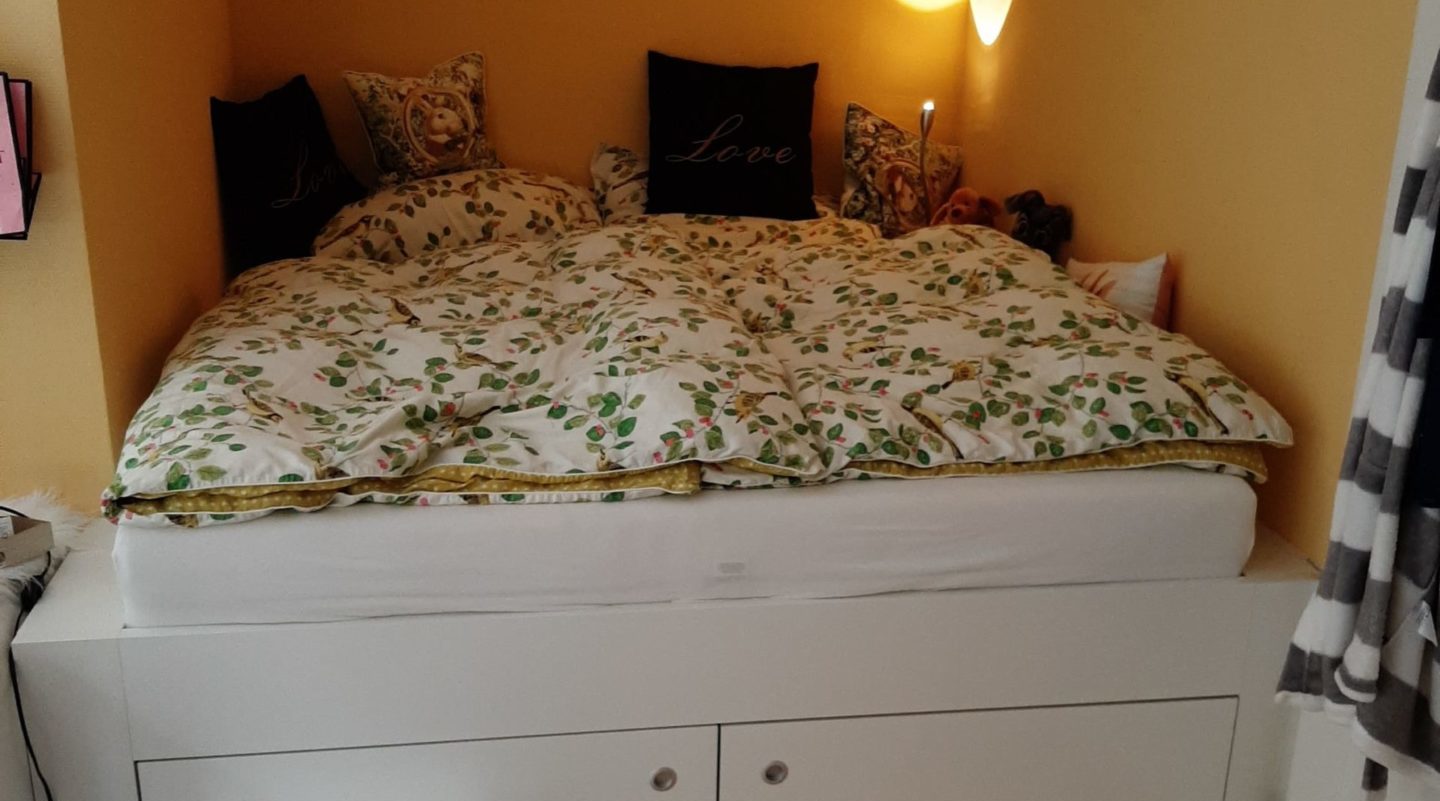 Maßbett – Hero Maßbett für Nische