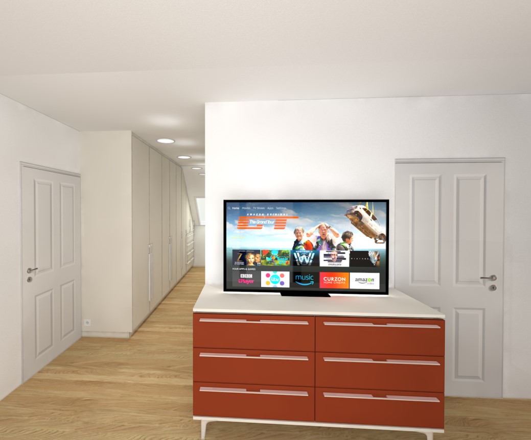 KOmmode im Schlafzimmer Visualisierung KOmmode im Schlafzimmer Visualisierung