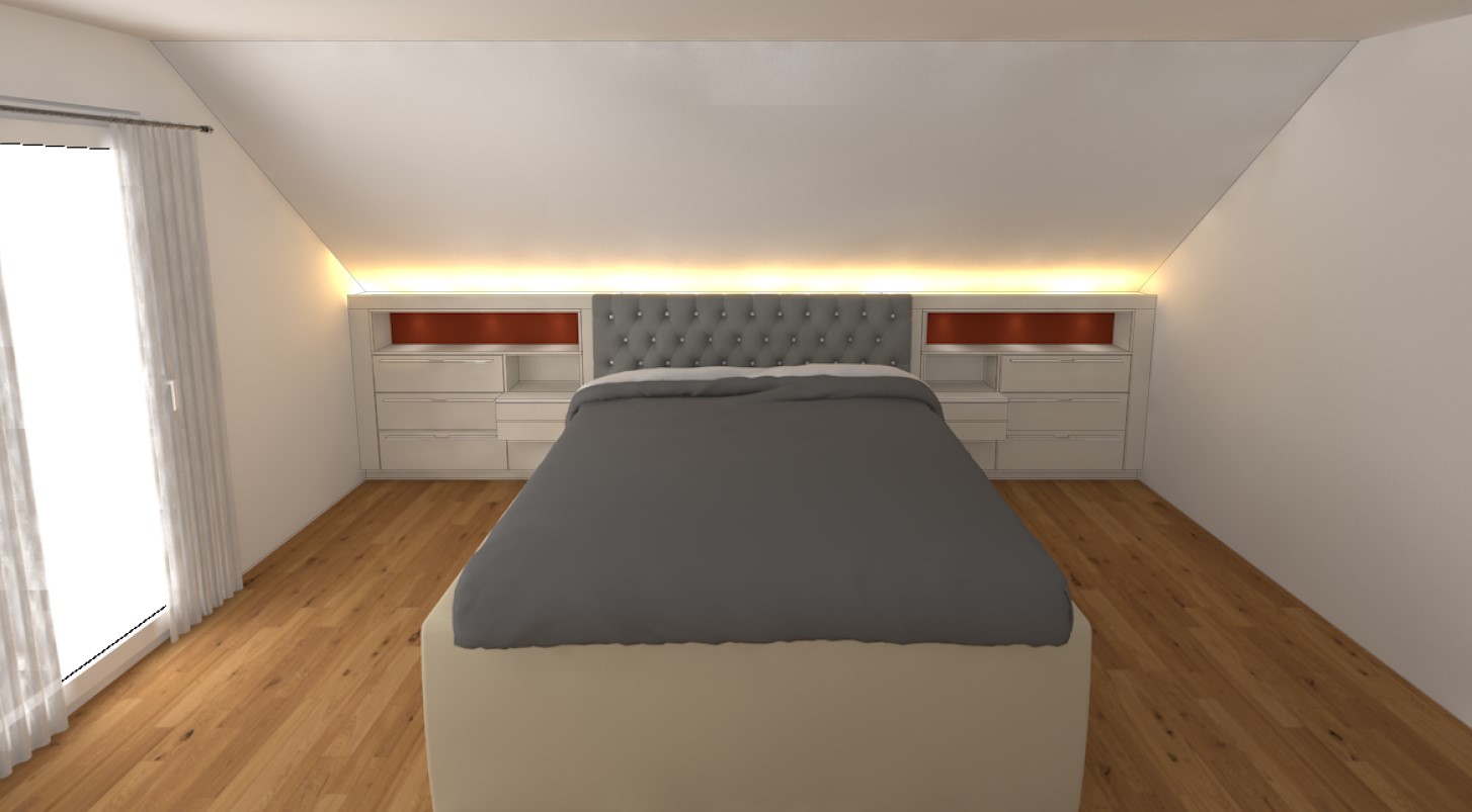 Schlafzimmer nach Maß Visualisierung