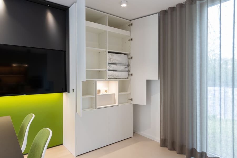 Schrank ganz offen