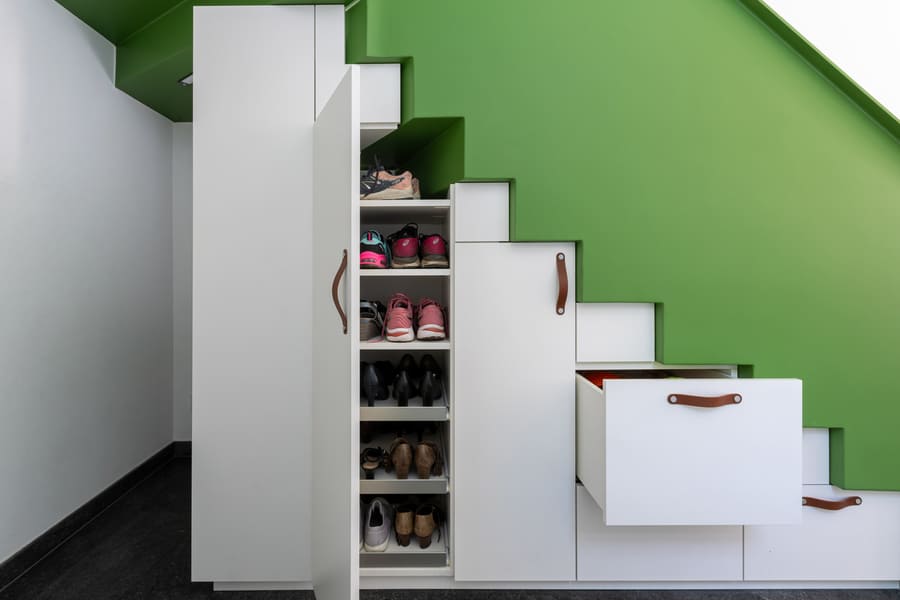 Schrank unter der Teppe – nachher Schrank unter der Teppe - nachher